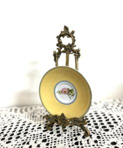 بشقاب دیوارکوب طرح گل قطر 12