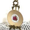 بشقاب دیوارکوب طرح گل قطر 12 کد 1