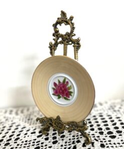 بشقاب دیوارکوب طرح گل قطر 12 کد 1