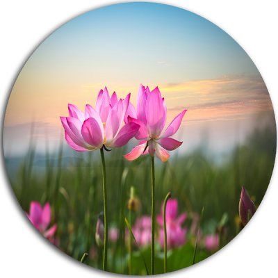 بشقاب دیوارکوب چینی طرح گل
