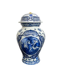 جینجرجار چینی قلم آبی بزرگ | بانکه