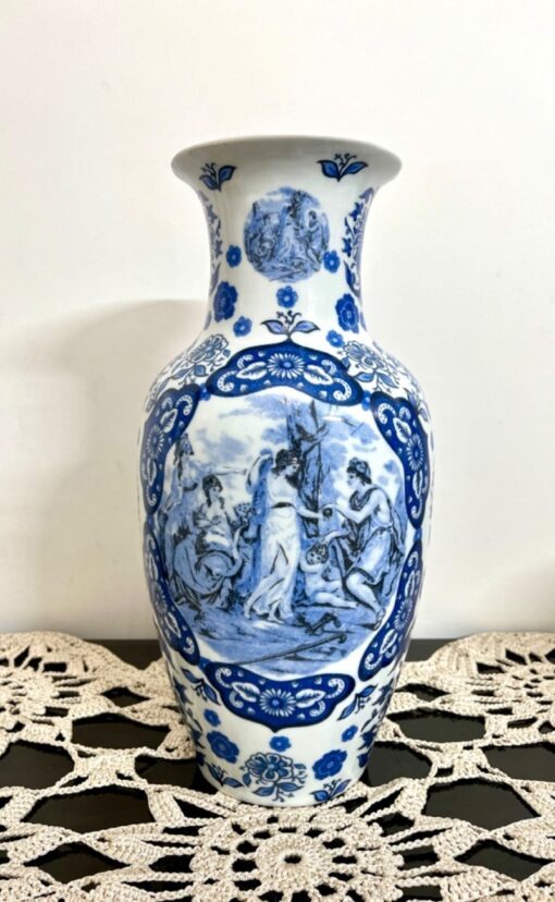 گلدان قلم آبی