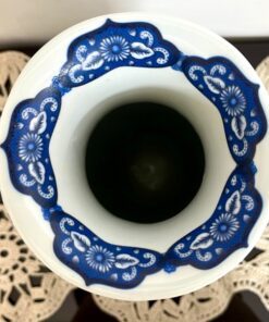 گلدان قلم آبی