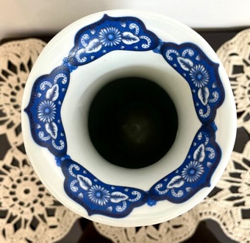 گلدان قلم آبی