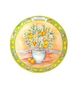 بشقاب دیوارکوب طرح میوه کد 2