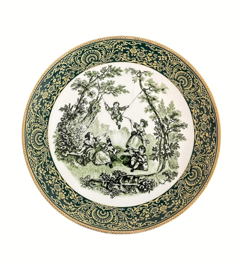 بشقاب دیوارکوب طرح کلاسیک کد 4