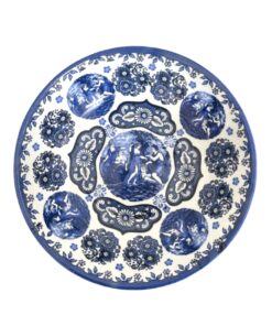 ظرف پایه دار قلم آبی بزرگ