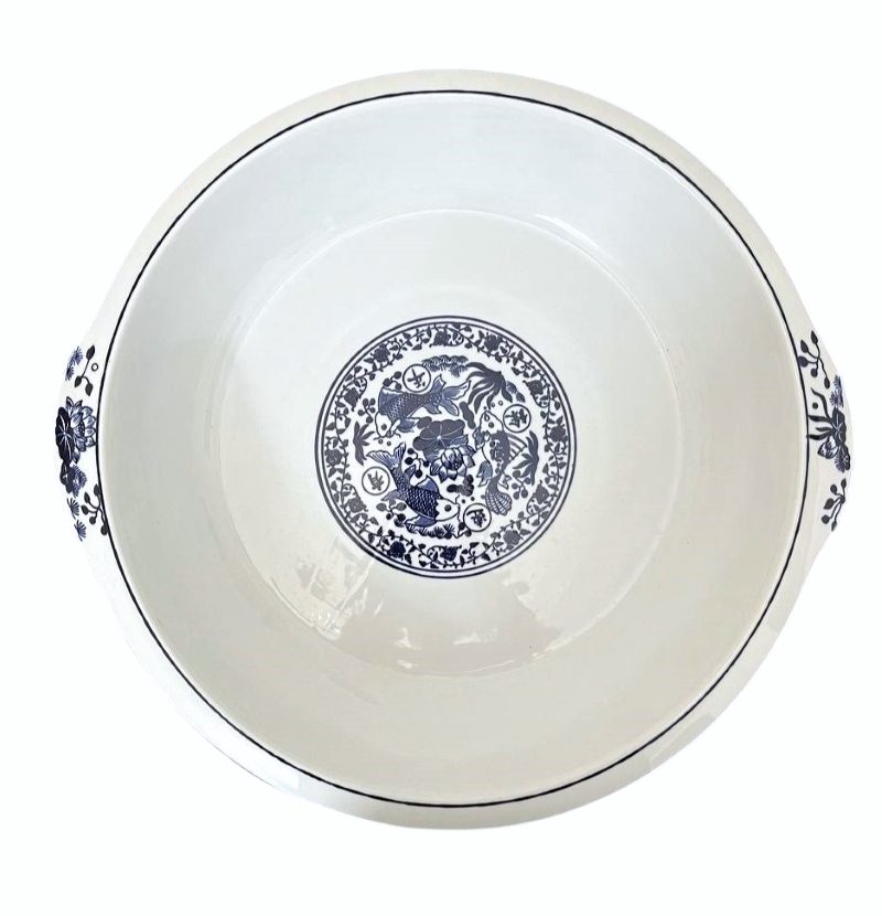 قدح چینی قلم آبی