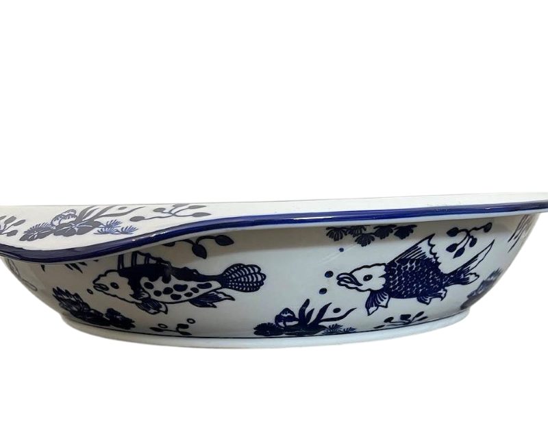 قدح چینی قلم آبی