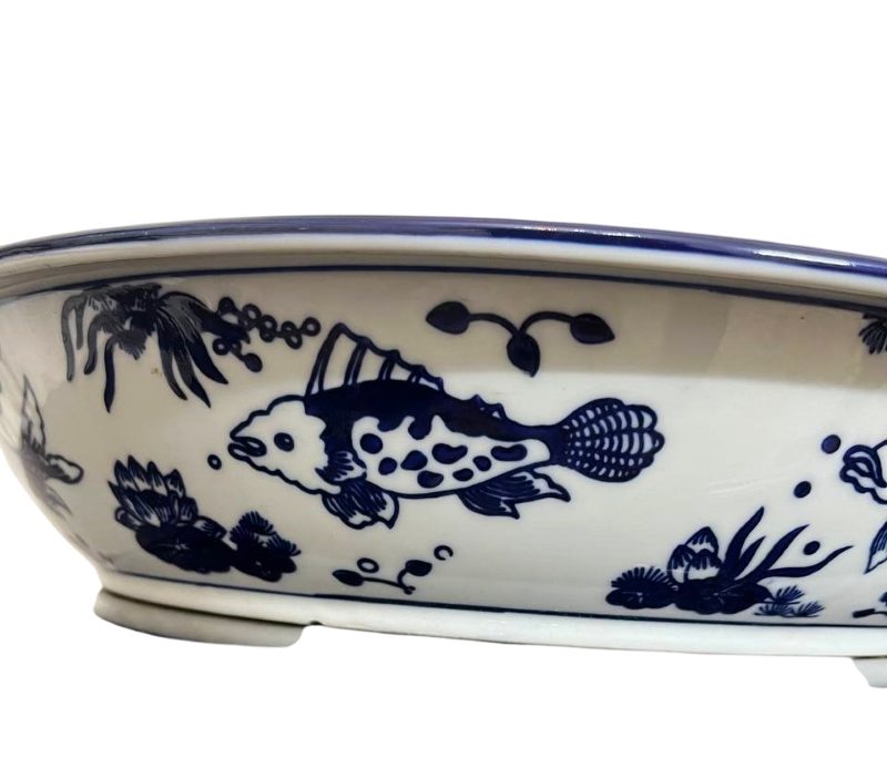 قدح چینی قلم آبی