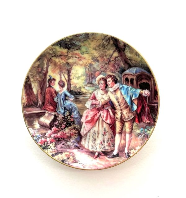 بشقاب دیوارکوب طرح کلاسیک قطر 19 کد 15