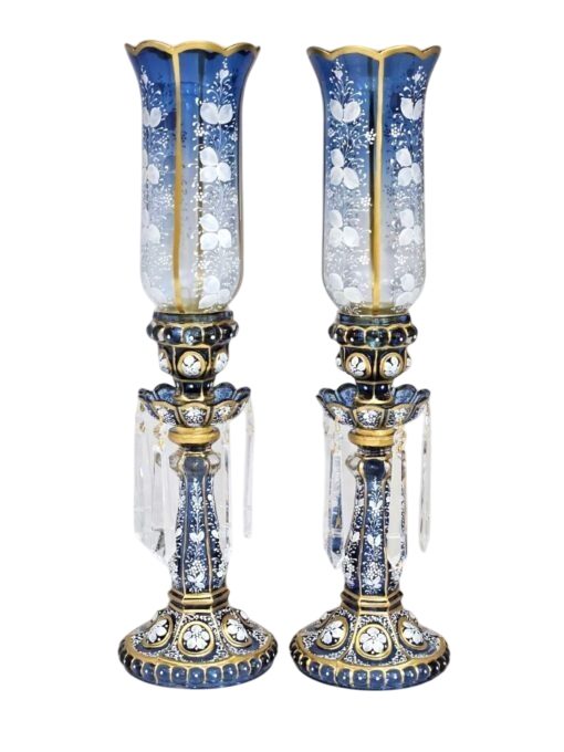 شمعدان لاله شیشه ای