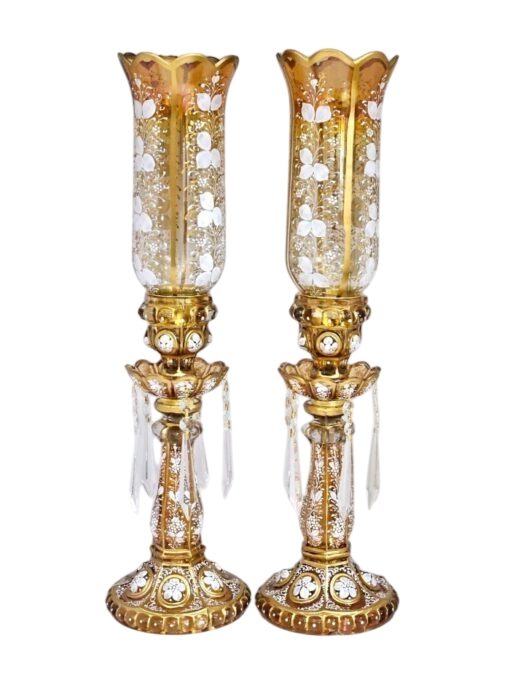 شمعدان لاله شیشه ای