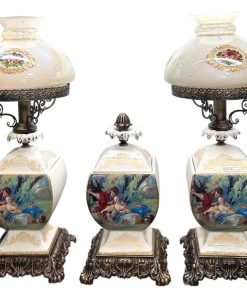 آباژور چینی مدل فانوسی | ست