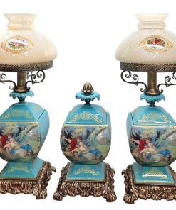 آباژور چینی مدل فانوسی | ست