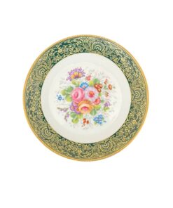 بشقاب دیوارکوب طرح گل قطر 18