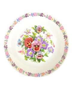 بشقاب دیوارکوب طرح گل قطر 21 کد 7