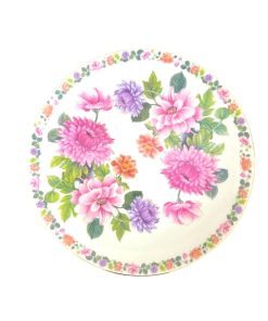 بشقاب دیوارکوب طرح گل قطر 21 کد 6