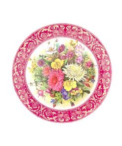 بشقاب دیوارکوب طرح گل کد 3