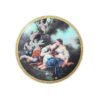 بشقاب دیوارکوب طرح لیلی و مجنون طلاکوب کد 3