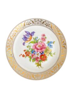 بشقاب دیوارکوب طرح گل قطر 21 کد 8
