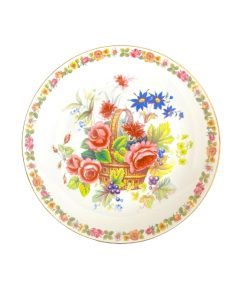 بشقاب دیوارکوب طرح گل قطر 21 کد 9