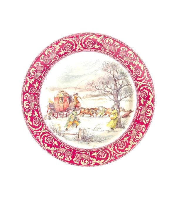 بشقاب دیوارکوب طرح منظره قطر 21 کد 1