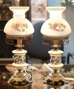 آباژور چینی قدیمی طلاکوب