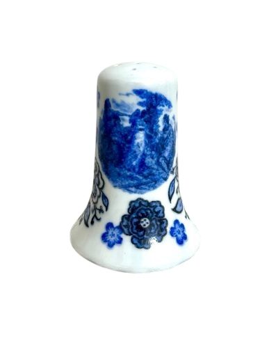 نمکدان چینی قلم آبی