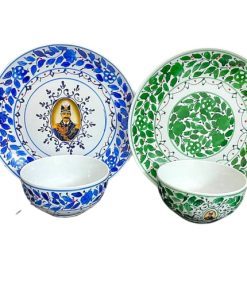 کاسه و بشقاب گردنر قدیمی ست 6 عددی