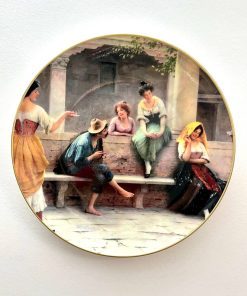 بشقاب دیوارکوب طرح کلاسیک قطر 26 کد 40