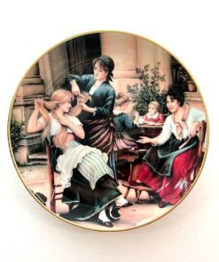 بشقاب دیوارکوب طرح کلاسیک قطر 19 کد 21