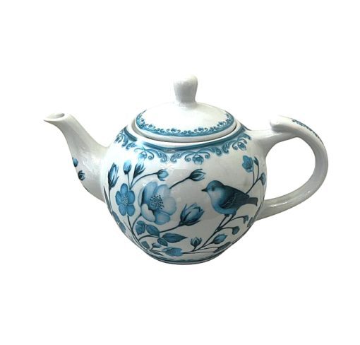قوری چینی فیروزه ای