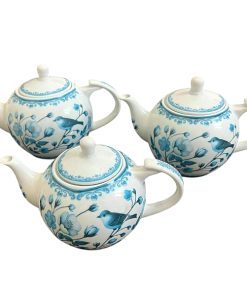 قوری چینی فیروزه ای
