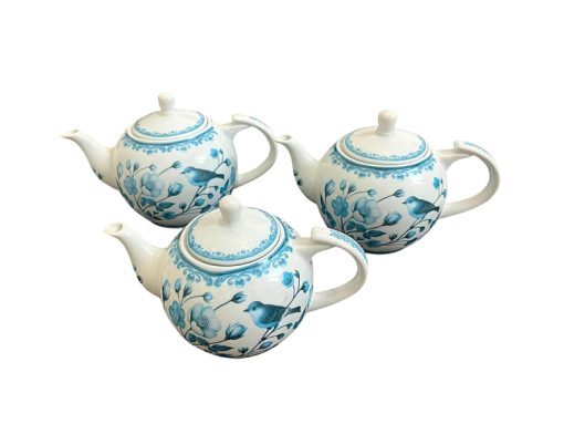 قوری چینی فیروزه ای
