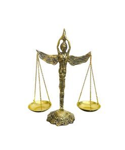 مجسمه ترازوی عدالت برنجی