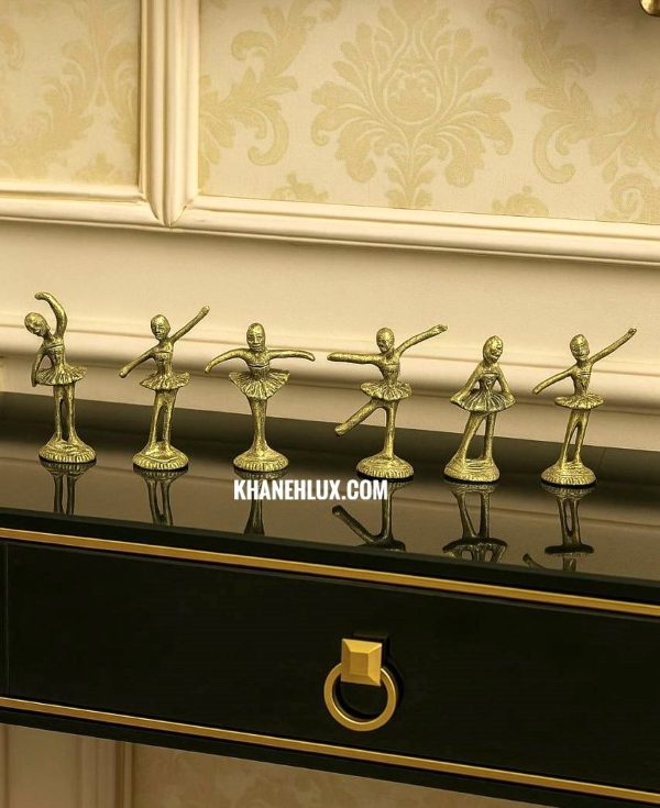 مجسمه بالرین برنجی 6 عددی