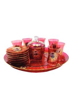 سرویس چای خوری طلاکوب شاه عباسی