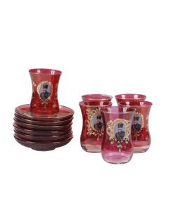 سرویس چای خوری طلاکوب شاه عباسی