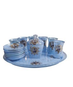 سرویس چای خوری طلاکوب شاه عباسی