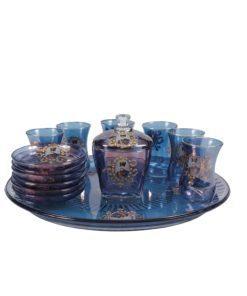 سرویس چای خوری طلاکوب شاه عباسی