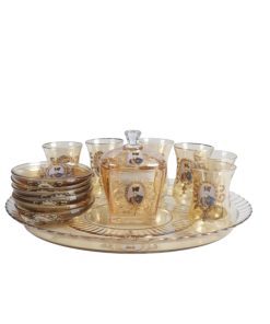 سرویس چای خوری طلاکوب شاه عباسی