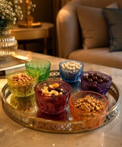 کاسه 6 عددی رنگی