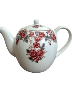 قوری چینی گل سرخی